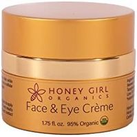 Honey Girl Organics 眼霜 滋润修护 1.75液体盎司(约51.75毫升) 适合成年人使用 维生素E 中性肌肤 1件装