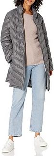 Calvin Klein Underwear Calvin Klein Women's Plus-Size Chevron-Quilted Packable Down Coat