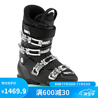 迪卡侬雪鞋双板雪鞋成人男女入门滑雪鞋SKI-BOOT500-OVWK男士黑色双板雪鞋26-26.5厘米-4046370