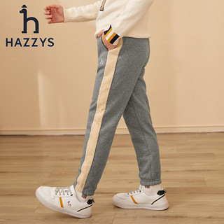 HAZZYS 哈吉斯 男童一体绒长裤