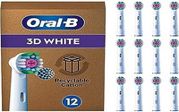 Oral-B 欧乐-B Pro 3D 白色电动牙刷头，X 形刷毛和独特的抛光杯用于牙齿美白和去除表面污渍