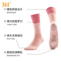 361° 361瑜伽袜女中筒袜秋专业运动防滑袜舞蹈普拉提透气地板袜子