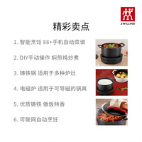 德国双立人Dragon智能烹饪IH电磁炉铸铁锅组合大功率炒菜炖汤火锅