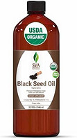 SVA ORGANICS USDA 认证黑孜然籽油 32 盎司* * *、*、不含己烷、非转*、优质*级油