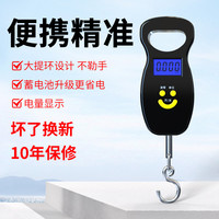 尊享 手提秤电子称高精度家用食物秤快递电子秤挂钩弹簧秤小秤电池款10公斤