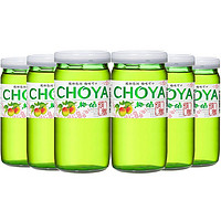 CHOYA 俏雅 梅酒梅子酒160ml*6瓶青梅果酒女士酒日系蝶矢夏日调酒