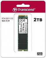 Transcend 创见 2TB MTE115S NVMe 固态硬盘 - Gen3 x4 PCIe M.2 2280