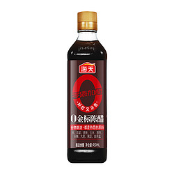 海天 0添加金标陈醋450ml×1瓶酿造陈醋点蘸凉拌