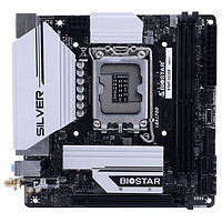 BIOSTAR 映泰 B760T-SILVER ITX 主板 （INTEL B760/LGA1700）