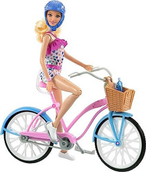 Barbie 芭比 娃娃 自行车套装