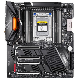 GIGABYTE 技嘉 TRX40 AORUS MASTER电竞大师 E-ATX主板（AMD sTRX4、TRX40）