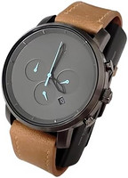 Elestoria 灰色腕表 - 时尚连衣裙运动手表,由 Mocha Blanca 设计,防水 100 米, 灰色, 极简主义