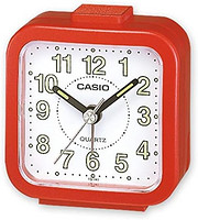 CASIO 卡西欧 系列模拟唤醒计时器数字闹钟, 红色, Regular, 袖口