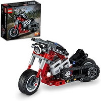 LEGO 乐高 42132 技术摩托车到冒险自行车 2 合 1 模型建筑套装，摩托车玩
