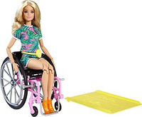 Barbie 芭比 时尚芭比玩偶 #165 带轮椅和长金发