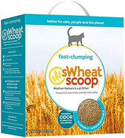 sWheat Scoop 多猫*结块猫砂,12 磅盒装