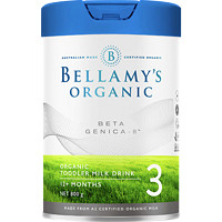 BELLAMY'S 贝拉米 白金版A2有机婴幼儿配方牛奶粉 原装进口800g （无积分） 3段