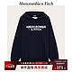 Abercrombie & Fitch 男女同款 美式复古街头风帽衫抓绒卫衣 322931-1 藏青色 M (180/100A)