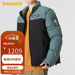 Timberland 添柏岚 羽绒服男秋冬新款户外防风保暖面包服刺绣logo外套A5VED