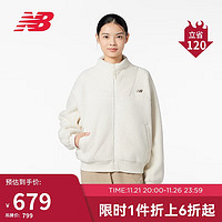 NEW BALANCE 23年女款潮流百搭运动针织保暖外套MDD48132 IV M