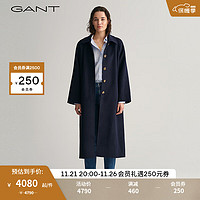 GANT甘特女士时尚通勤毛呢外套4751098 433夜蓝色 XS