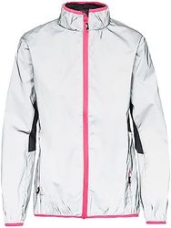 TRESPASS 女式 Lumi Active 防风防水骑行跑步户外发光夹克