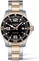 Longines HYDROCONQUEST 41MM 不锈钢/PVD 潜水手表 L37403587, 潜水手表