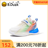 B.Duck 小黄鸭童鞋男童运动鞋秋儿童鞋子网面中童跑步鞋