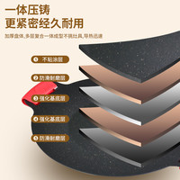 德美金厨 户外麦饭石烤肉盘烧烤盘韩式卡式炉电磁炉家用不粘铁板烧煎烤炉锅