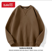 Baleno 班尼路 男士复古咖色卫衣 常规款
