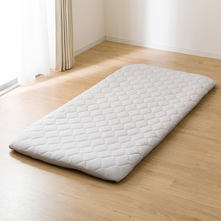 NITORI宜得利家居 床上用品卧室家用A类床罩 自然混纺棉 灰色 特大双人
