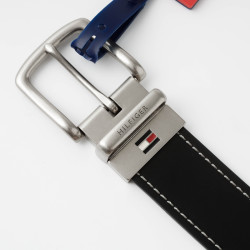 TOMMY HILFIGER 汤米·希尔费格 汤米软面真皮皮带休闲百搭型针扣男士腰带