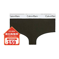 卡尔文·克莱恩 Calvin Klein CK女士简约舒适内裤三角内裤  0000F3788E 001黑色 XS