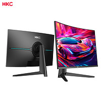 HKC CG322K 32英寸240HZ电竞曲面显示器1080P高清电脑大屏幕144HZ