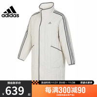 阿迪达斯 (adidas)冬季女子运动休闲棉服夹克外套IL8952 IL8952- L