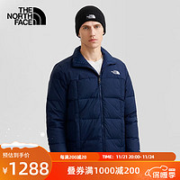 北面（The North Face）羽绒服男款防泼水550蓬保暖防泼水外套81QN 8K2/蓝色 L/175