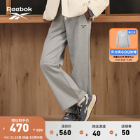Reebok锐步女子复古系带高腰阔腿时尚针织长裤 23FRC656WGG4 A/S