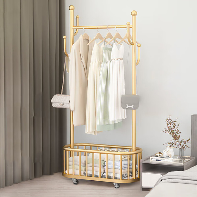 古雷诺斯 可移动简易衣帽架 N6280-01