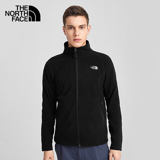 北面（The North Face）秋户外休闲男士内胆轻便抓绒衣外套|5B44 绿色21L 185_124A_XXL