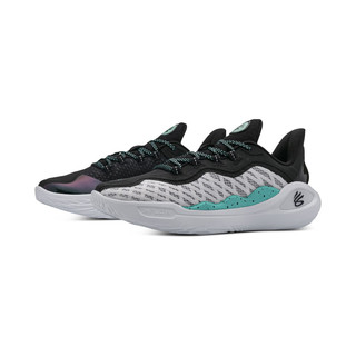 安德玛（UNDERARMOUR）秋冬库里CURRY 11男女运动篮球鞋3027416 白色100 44.5