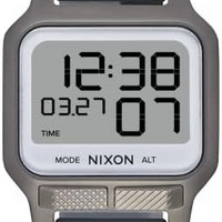 NIXON 尼克松 中性数字日本自动机芯手表带硅胶表带 A1320-5106-00, 青铜正向