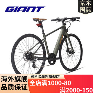 捷安特（GIANT）GIANT FASTROAD E+油压碟刹8速智能公路电动自行车  S 适合身高1 幻影绿 XS 适合身高150160cm