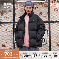 Reebok 锐步 男女经典时尚复古拼色梭织羽绒服