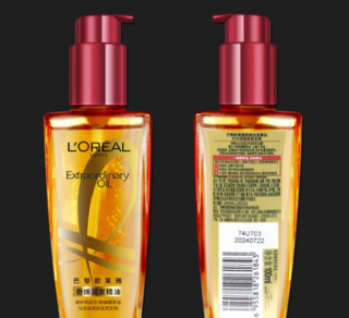 L'OREAL PARIS 欧莱雅奇焕润发精油小金瓶夏日青柠护发防毛躁 100ml