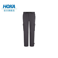 HOKA ONE ONE【李现同款】男士软壳长裤M Softshellpants 户外保暖灵活舒适 深灰色 L