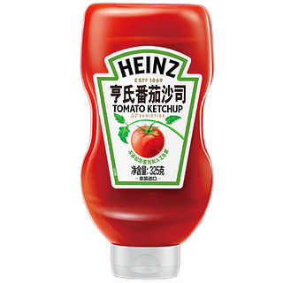 88VIP：Heinz 亨氏 番茄酱番茄沙司325g家用手抓饼酱肯德基便携薯条意面