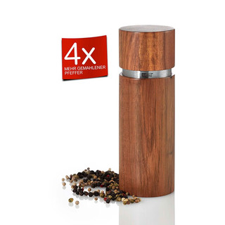 利快相思木黑胡椒粒研磨器手动研磨器瓶 磨粉牛排西餐烧烤调味料 相思木黑胡椒研磨器19cm