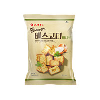 88VIP：LOTTE 乐天 韩国进口零食乐天葱香烤面包片70g酥性饼干烤馍片非油炸膨化食品