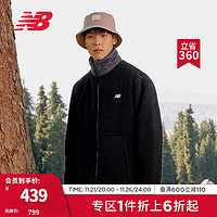 new balance 23男女同款百搭运动仿羊羔绒针织外套 BK AMJ33333 XL