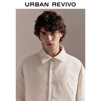 UR冬男装潮牌设计休闲百搭超宽松保暖羽绒服UMU130006 浅卡其 XS